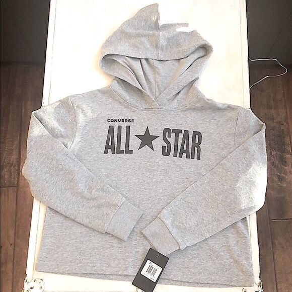NWT Converse girls hooded sweatshirt size XL - Picture 2 of 11